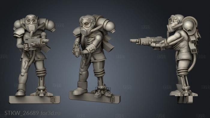 Servitor 3d stl модель для ЧПУ