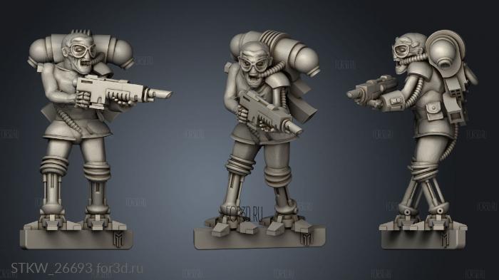 Servitor 3d stl модель для ЧПУ