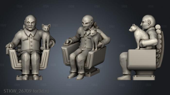 Spectre Blofeld 3d stl модель для ЧПУ