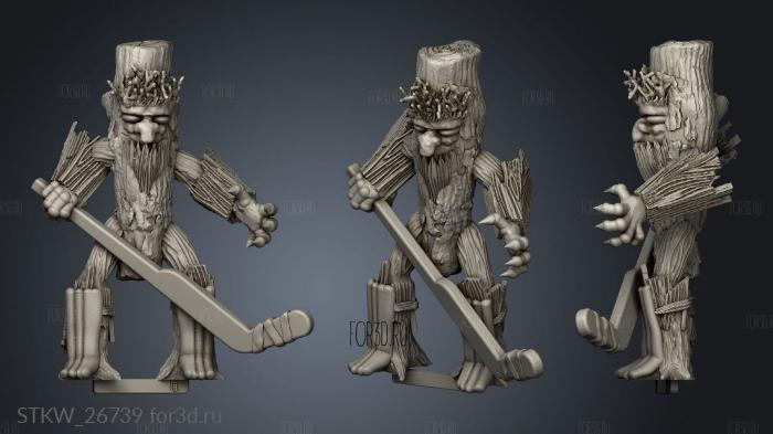 Tree Man Ice Hockey Ice Hockey 3d stl модель для ЧПУ