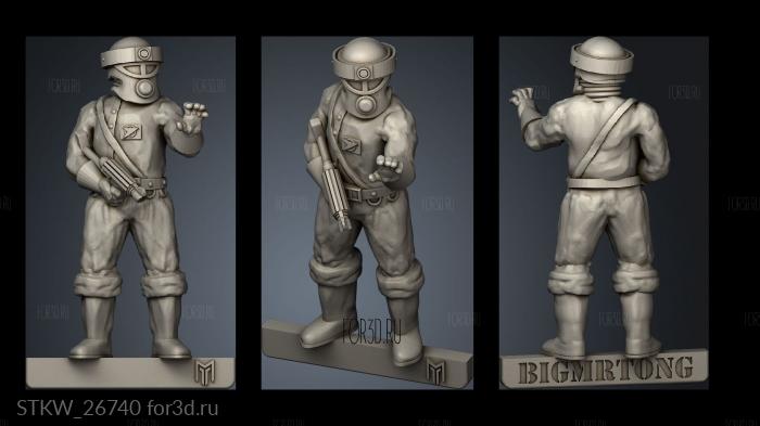 Trooper stl model for CNC