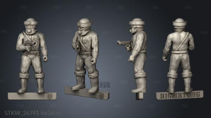 Trooper stl model for CNC