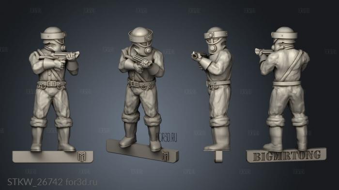 Trooper stl model for CNC