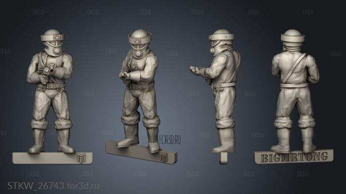 Trooper stl model for CNC