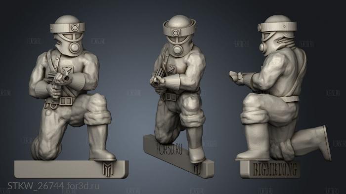 Trooper stl model for CNC