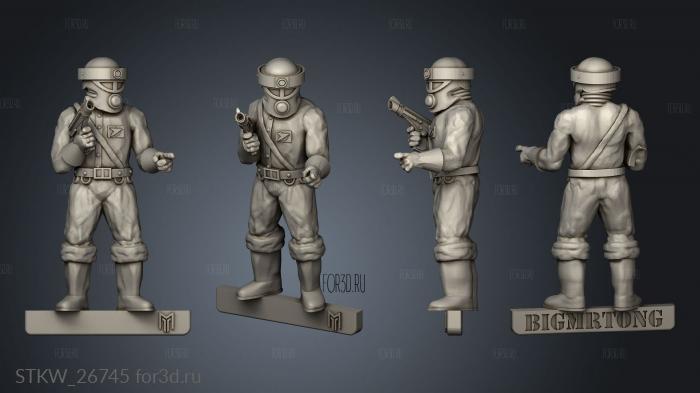 Trooper stl model for CNC