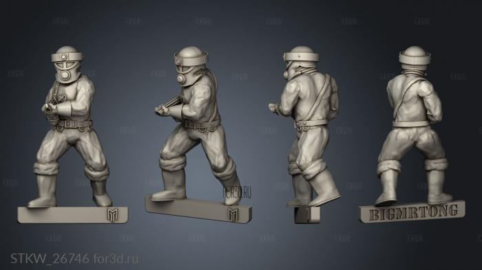 Trooper stl model for CNC