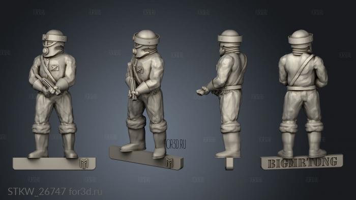 Trooper stl model for CNC