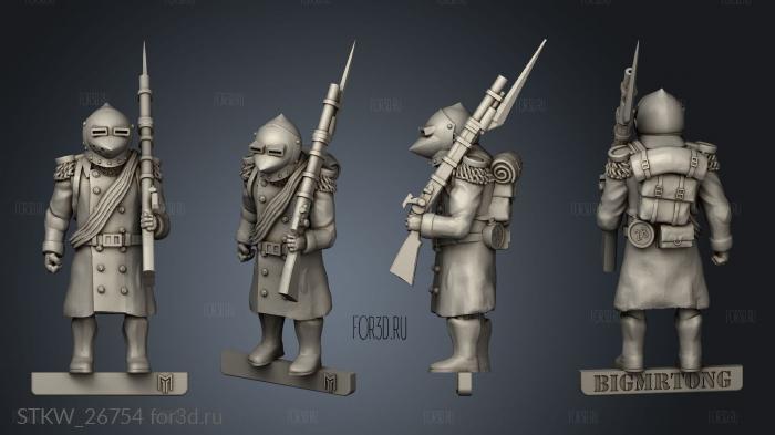 Turnip Musketeer stl model for CNC