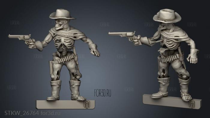 Undead Cowboy 3d stl модель для ЧПУ