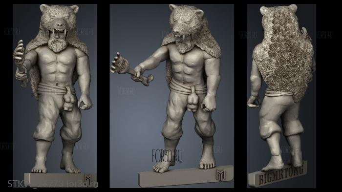 Wendol Bear Warrior 3d stl модель для ЧПУ