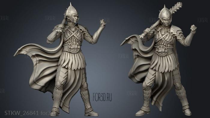 Black Dragon Clerics Cleric stl model for CNC