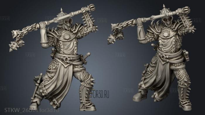 Black Dragon Warriors stl model for CNC