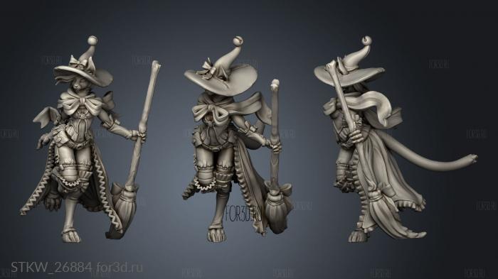 Black Witch Tabaxi Caravan stl model for CNC