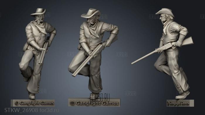 Blackwater Gulch Lawmen Van Dyke vandyke stl model for CNC