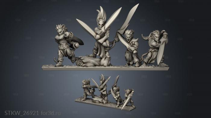 blade dancers stl model for CNC