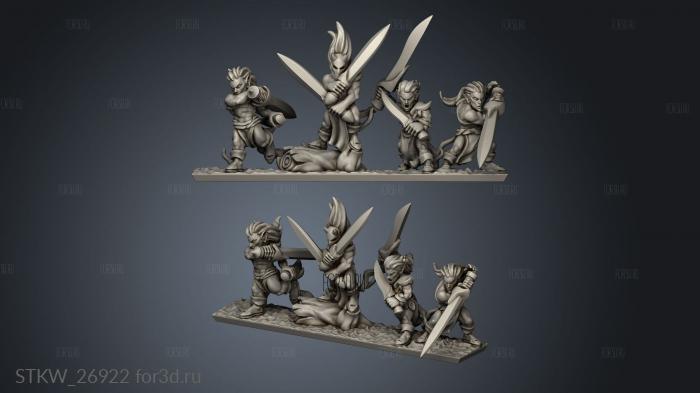 blade dancers stl model for CNC