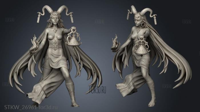 Blood Moon Enchantress Magic stl model for CNC