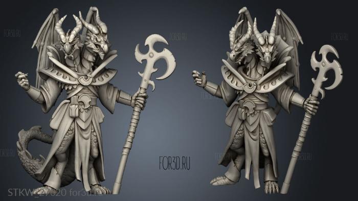 Vile Dragonborn Scalander Su Dun stl model for CNC