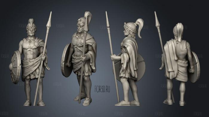 Arena Statues Spear Gladiator 3d stl модель для ЧПУ