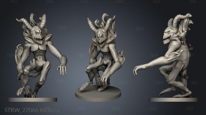 demon fire demonfire stl model for CNC