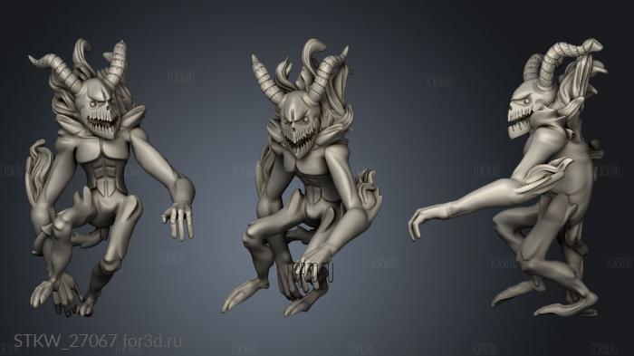 demon fire demonfire stl model for CNC