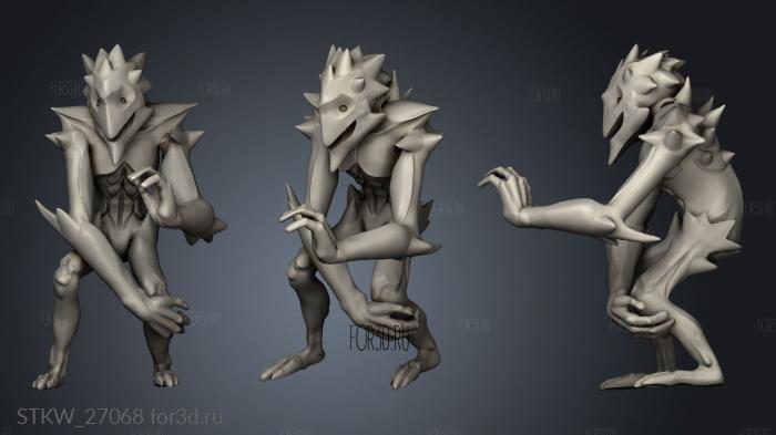 demon light demon light stl model for CNC