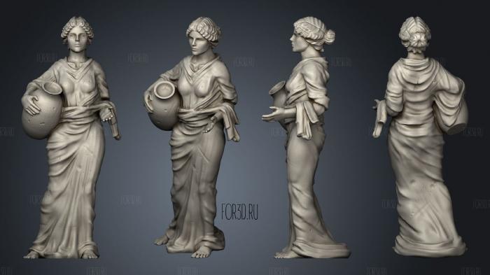 Arena Statues The Woman stl model for CNC