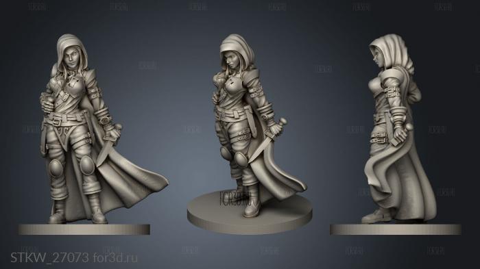 girl thief thief girl stl model for CNC
