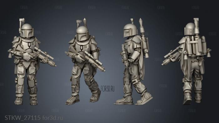 boba walking stl model for CNC