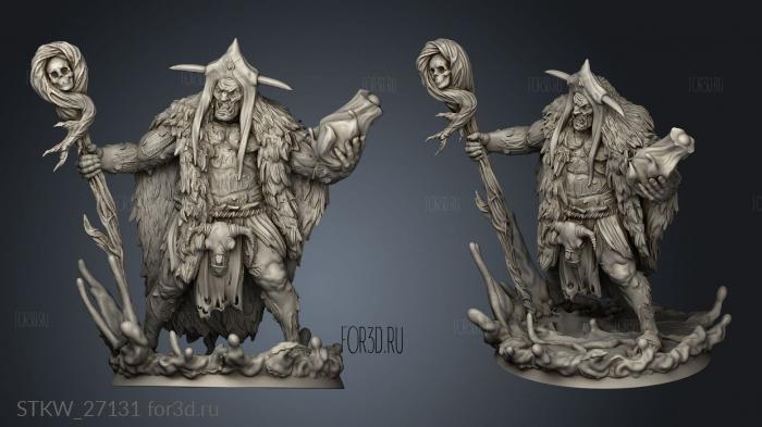 Ogre Blood Warlock 3d stl модель для ЧПУ