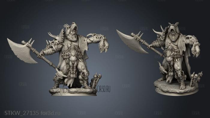 Ogre King 3d stl модель для ЧПУ