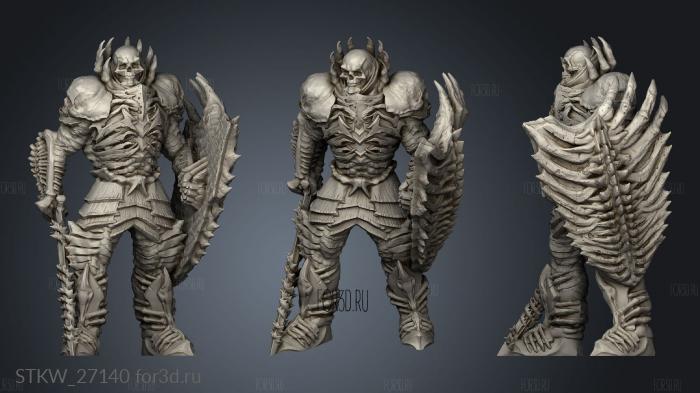 Bone Knight stl model for CNC