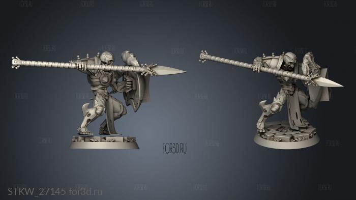 bone soldiers boarriors stl model for CNC