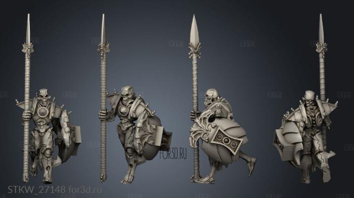 bone soldiers warrior stl model for CNC