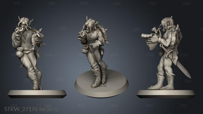 bounty huntress stl model for CNC