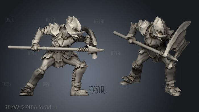 Goblins lancero 3d stl модель для ЧПУ