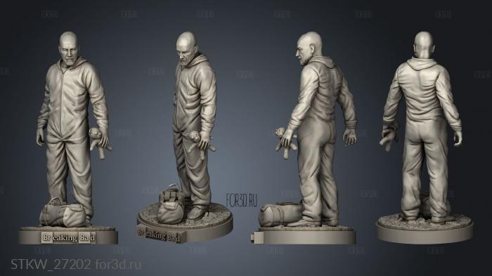 Breaking Bad Walter White BAJA stl model for CNC