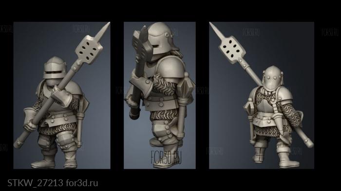 Dwarf Med banner stl model for CNC