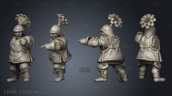 Infantry Commander CE Foot 3d stl модель для ЧПУ