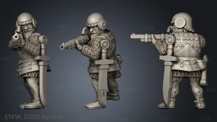 Ranged Arquebusier 3d stl модель для ЧПУ