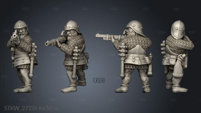 Ranged Arquebusier 3d stl модель для ЧПУ