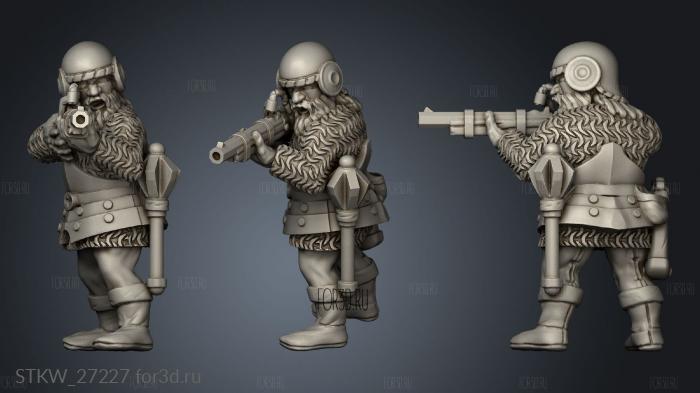 Ranged Arquebusier 3d stl модель для ЧПУ