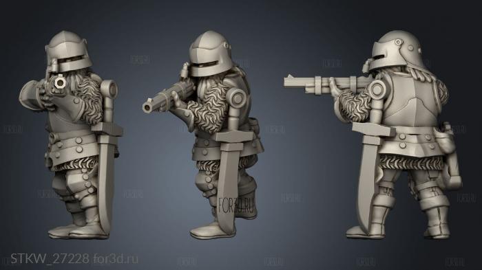 Ranged Arquebusier 3d stl модель для ЧПУ