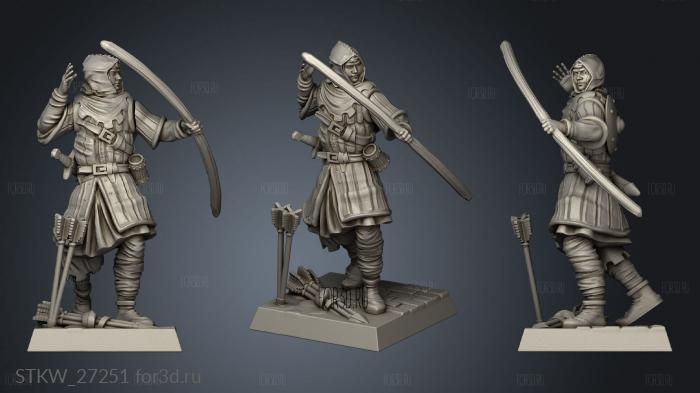 Bretonia Arqueros ARCHER stl model for CNC