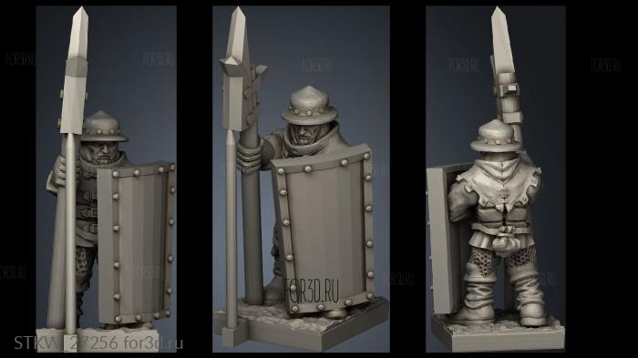 halberds 3d stl модель для ЧПУ