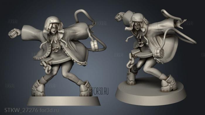 bridget guilty gear strive vow Ironman stl model for CNC