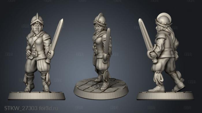 Elf morion stl model for CNC