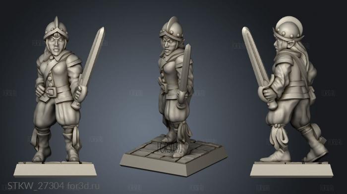 Elf morion stl model for CNC