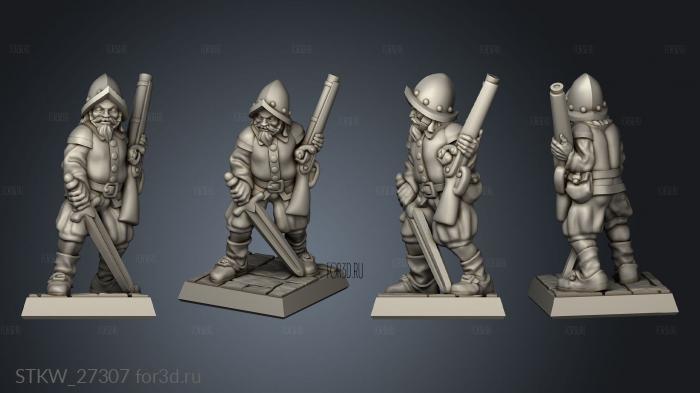 rifleman stl model for CNC